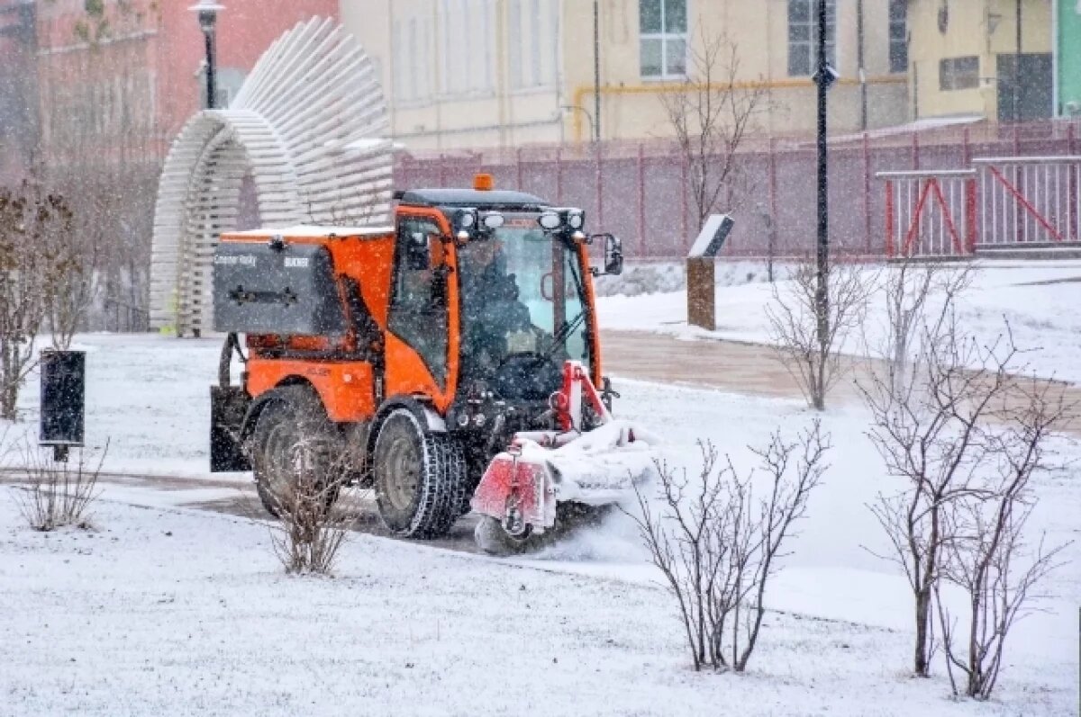    Из-за оттепели дорожники Ижевска скорректировали характер работ