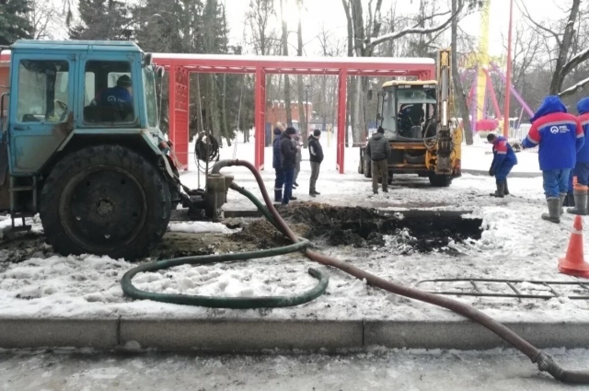    Центр Пензы остался без воды на неопределённый срок