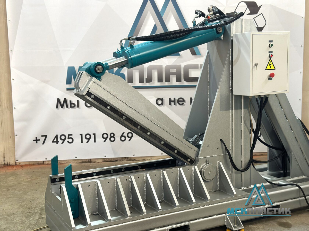 Гидравлические ножницы для разрезания автомобильных шин производства МСК-Пластик