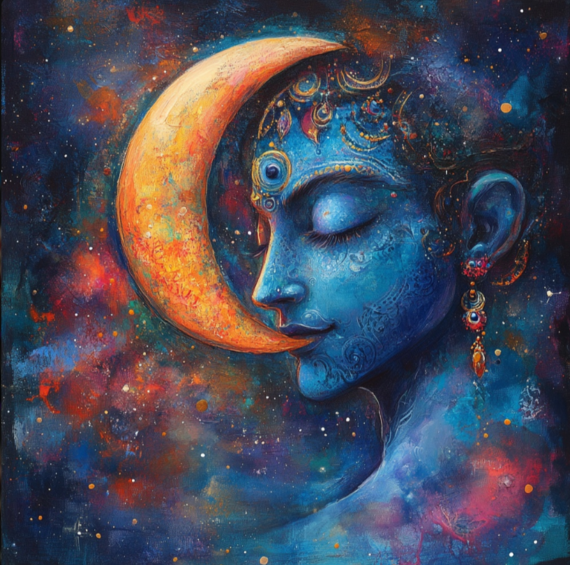 Чандра - ведический бог Луны 