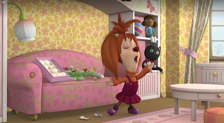 Кадр из серии " Развитие таланта ".