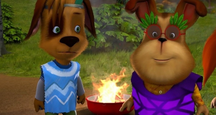 Кадр из серии " Проклятие Генки ".