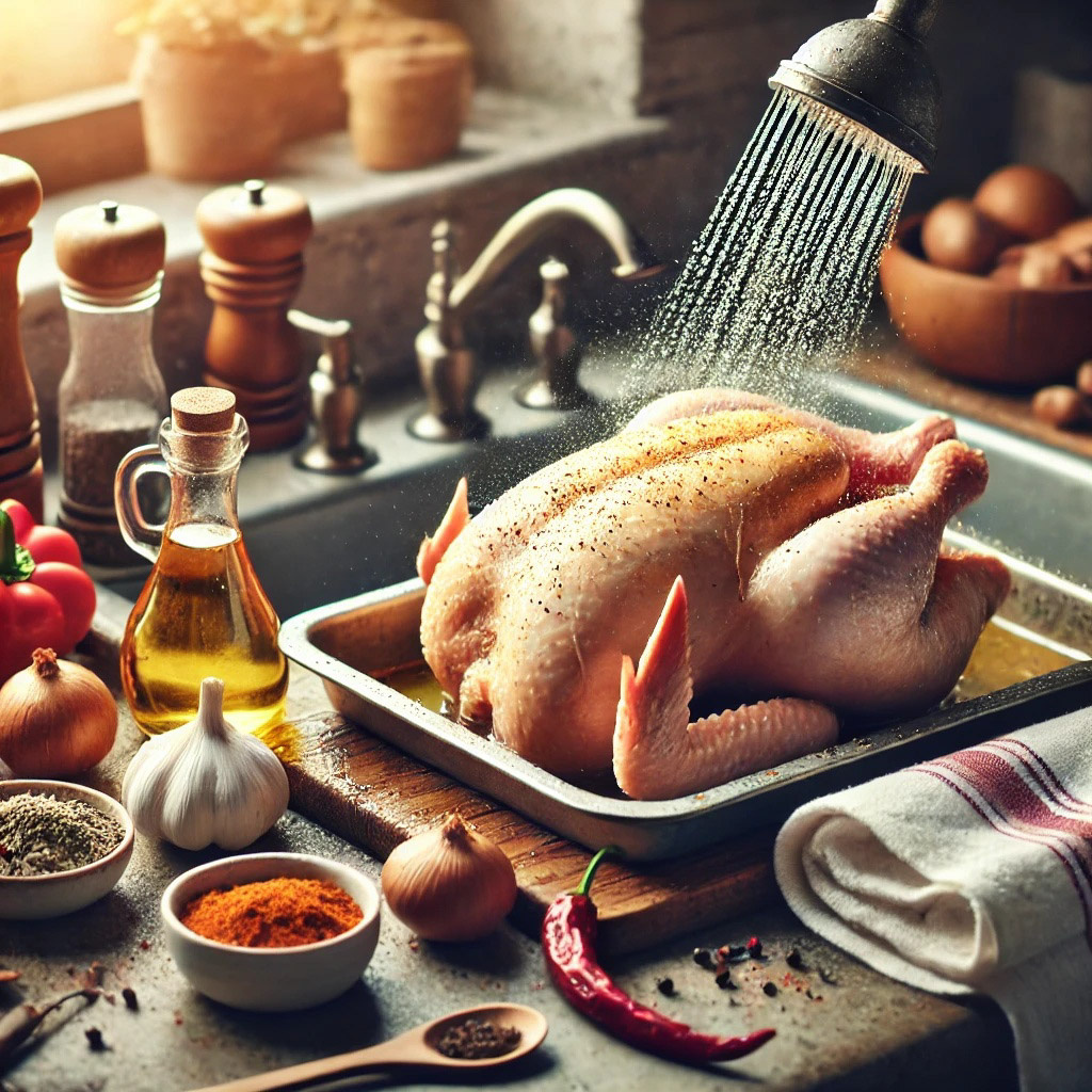 Подготовка курицы к готовке