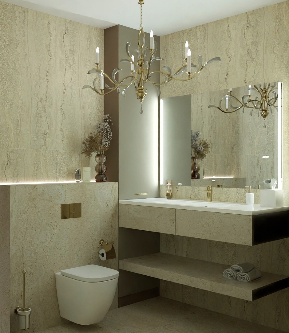 Проекты «Дали Керамика» в раковинами разного типа