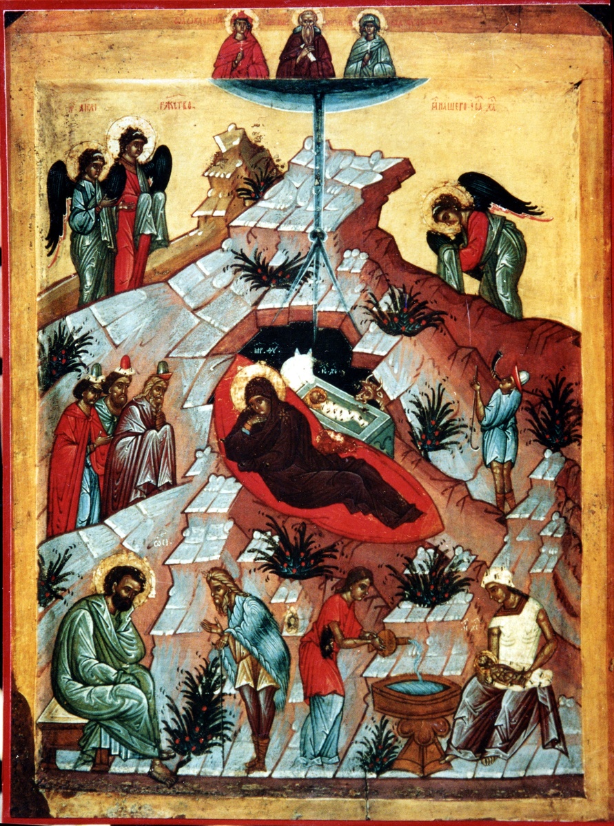 Рождество Христово. Дерево, темпера, XVI в.