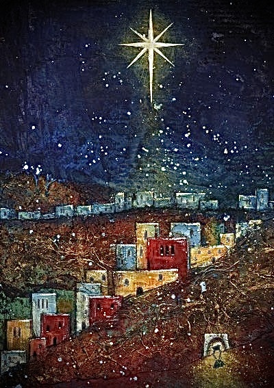 Вифлеемская звезда над городом
