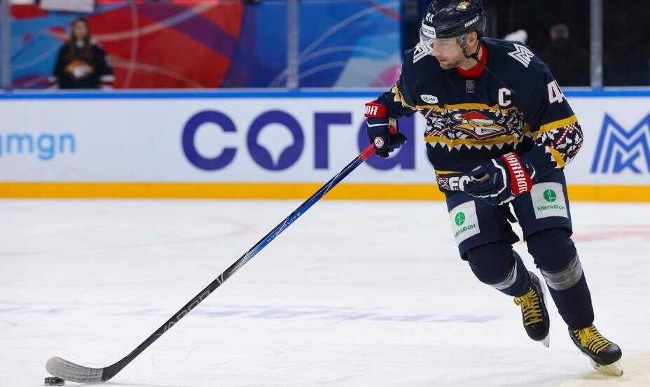    Капитан магнитогорского «Металлурга» Егор Яковлев. Фото: Соцсети ХК «Металлург»