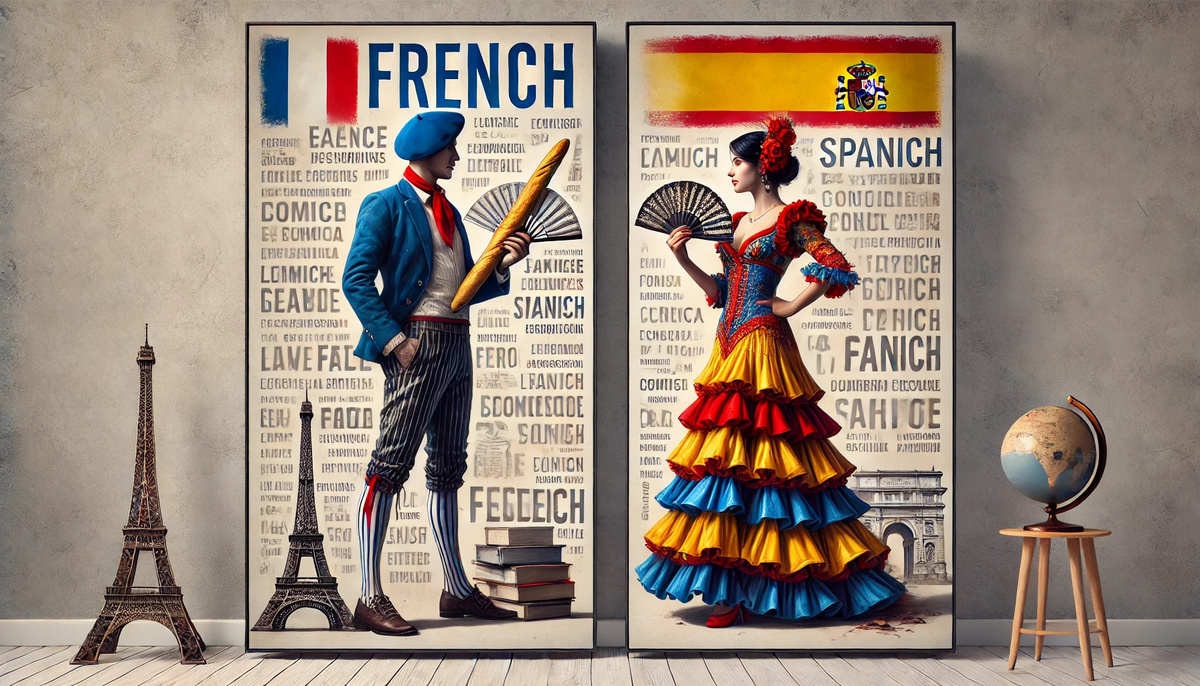 сравнение испанского и французского языков