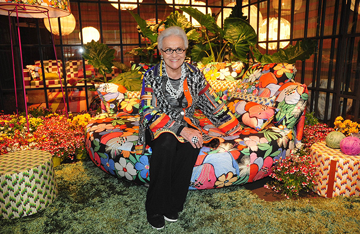    Соосновательница дома моды Missoni Розита Миссони.Zuma/ТАСС