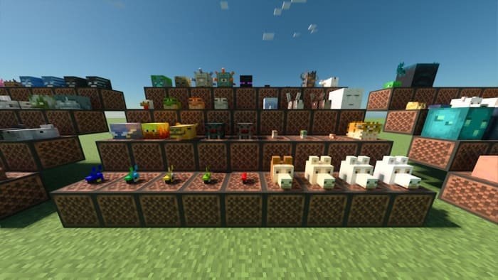 головы мобов в майнкрафт