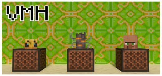 Головы мобов в майнкрафт