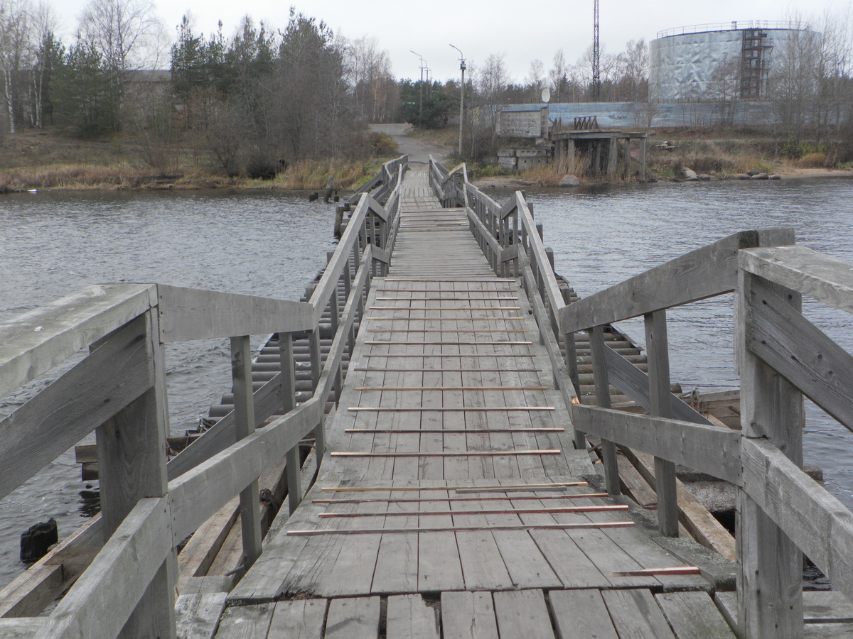 Бумовский мост через Вуоксу Приозерск