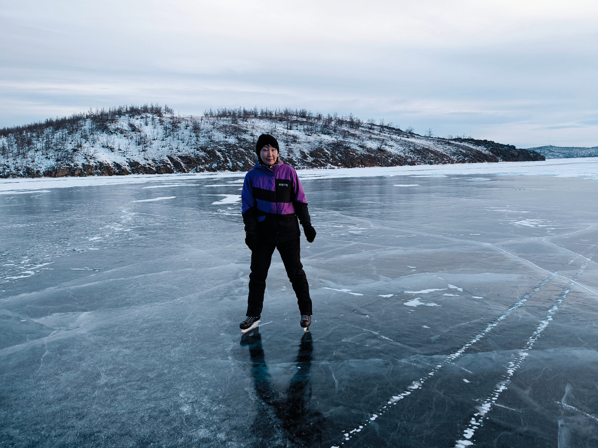 Лена на льду