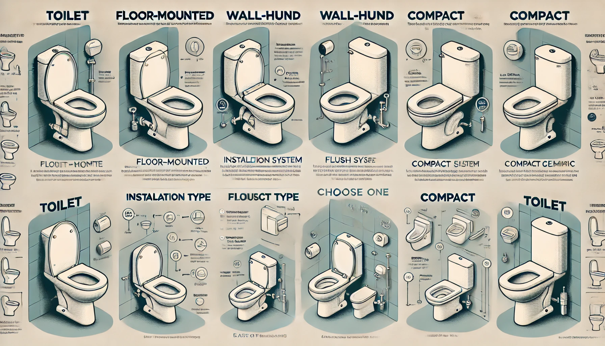 какие бывают унитазы