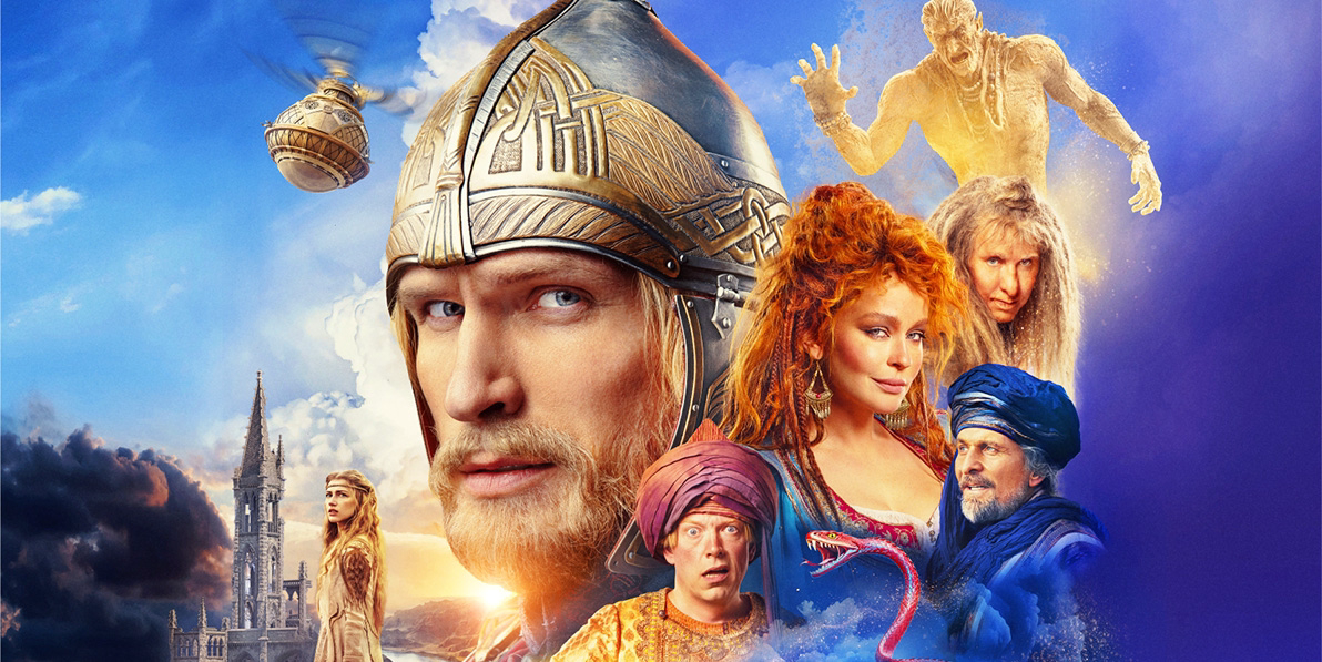 Фрагмент художественно-оформленной афиши ленты.