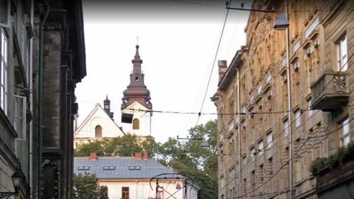 Львов. Скрин видео.