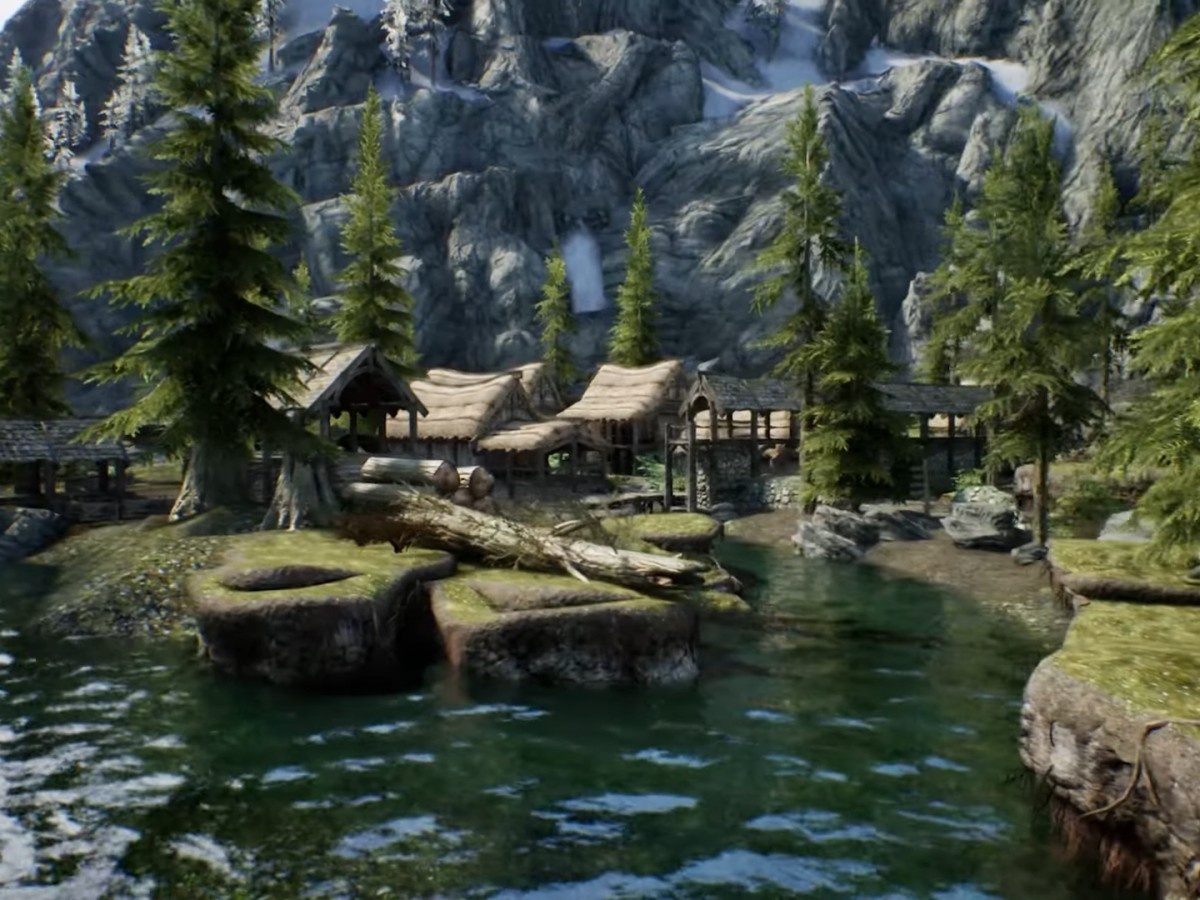    Умелец показал мод, переносящий Skyrim на UE5 с процедурной генерацией [ВИДЕО]