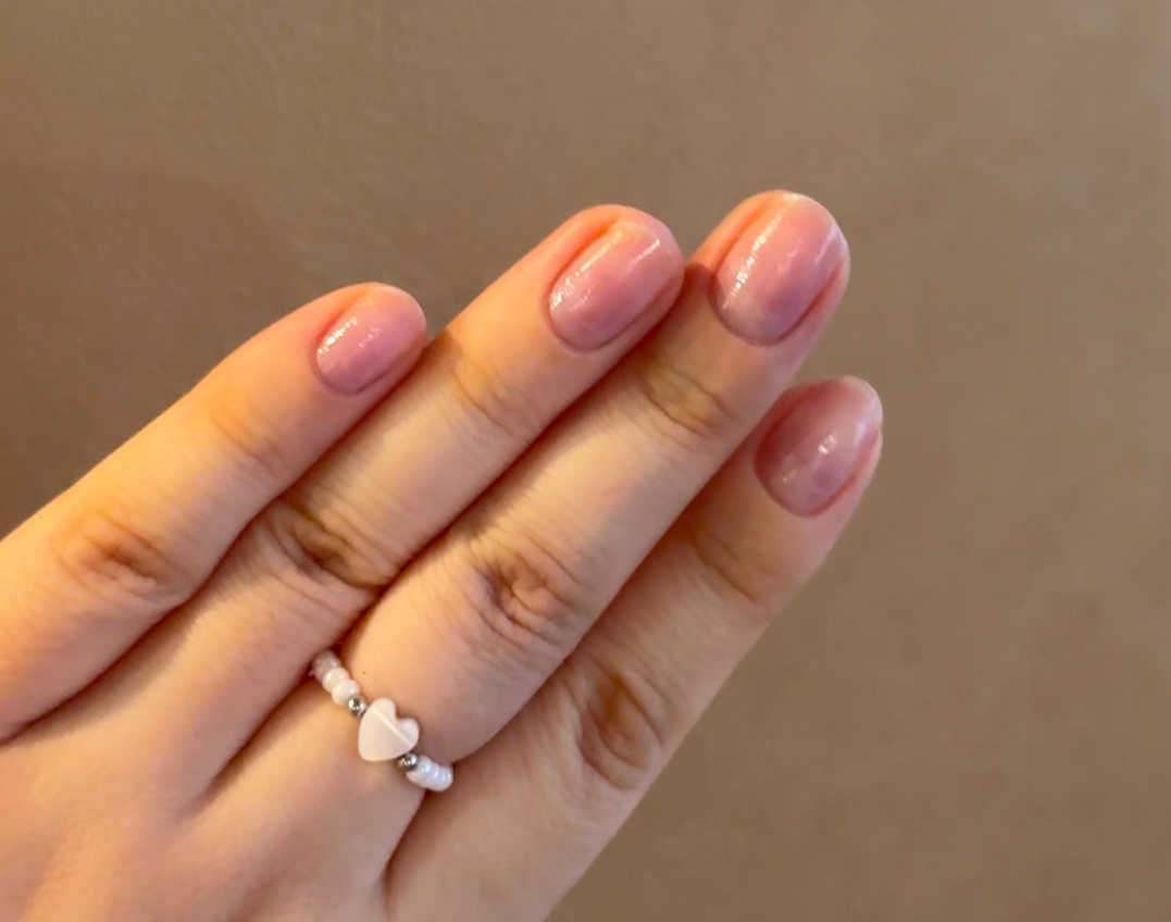 Ногти спустя неделю после полного снятия гель лака