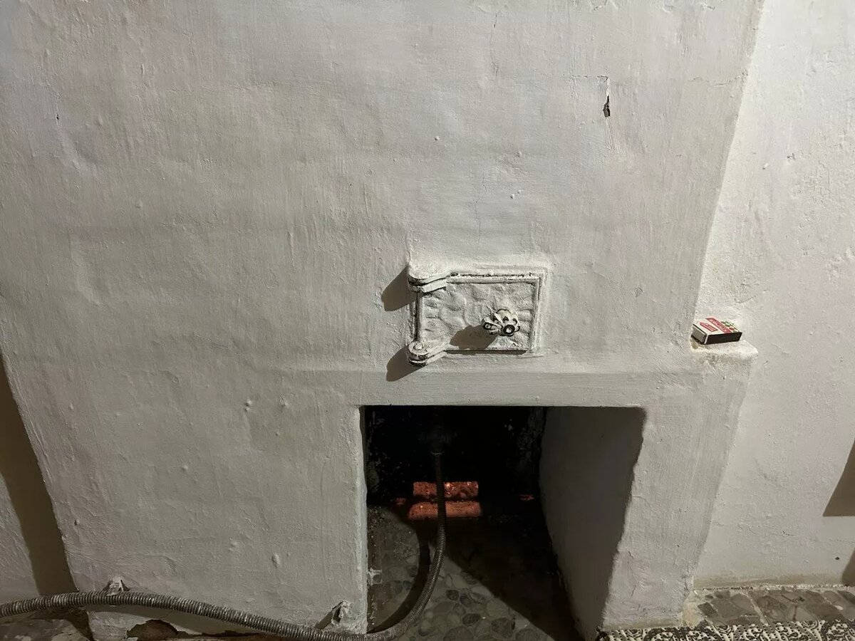 Побелка печи мелом