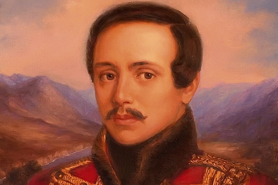 Лермонтов гусар. Изображение взято с Яндекс картинок.