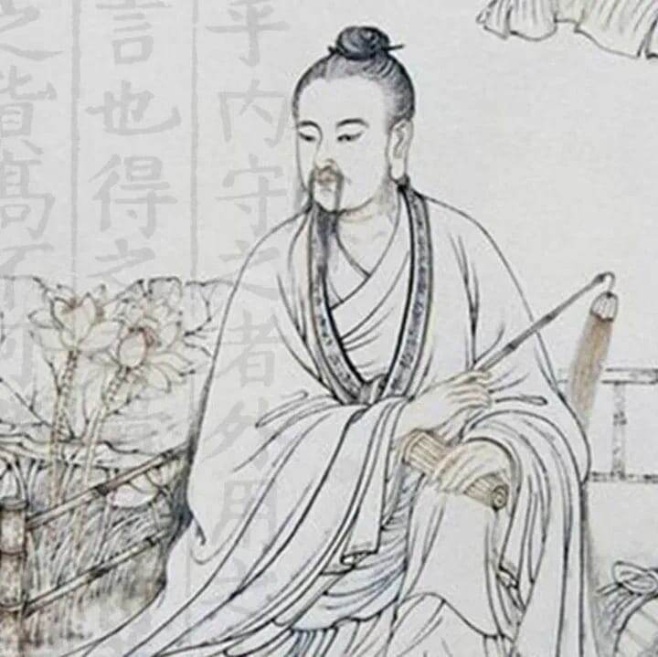 Даос с "намотушкой" на голове