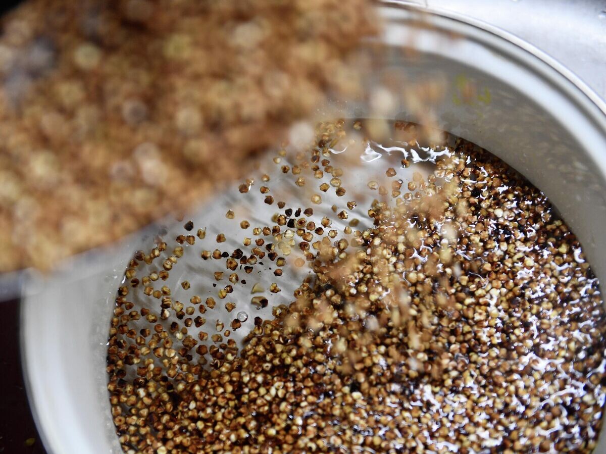    Приготовление гречневой каши из гречневой крупы© РИА Новости / Павел Лисицын