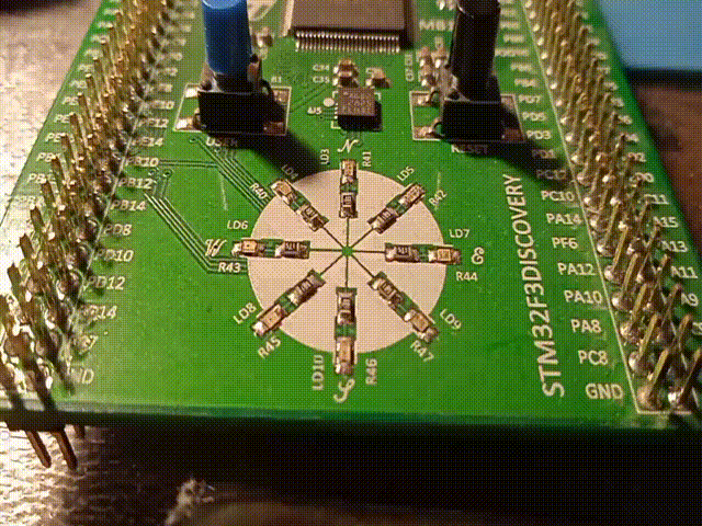 STM32F303 Discovery board