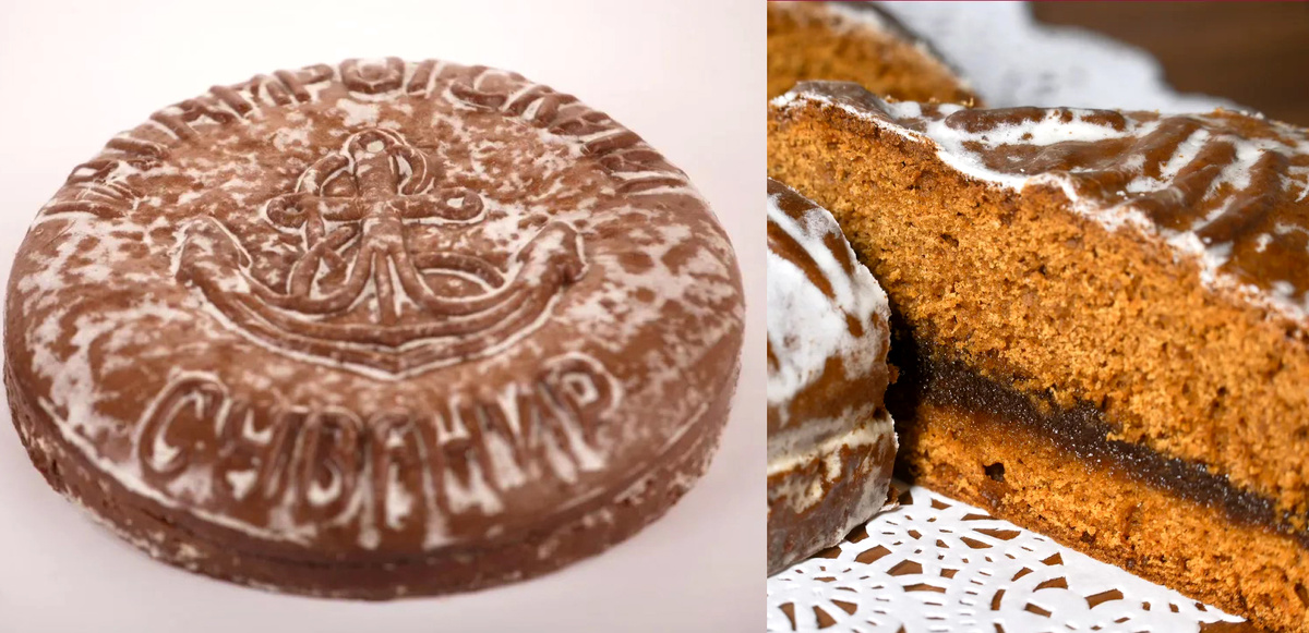 Сувенирный таганрогский пряник с повидлом