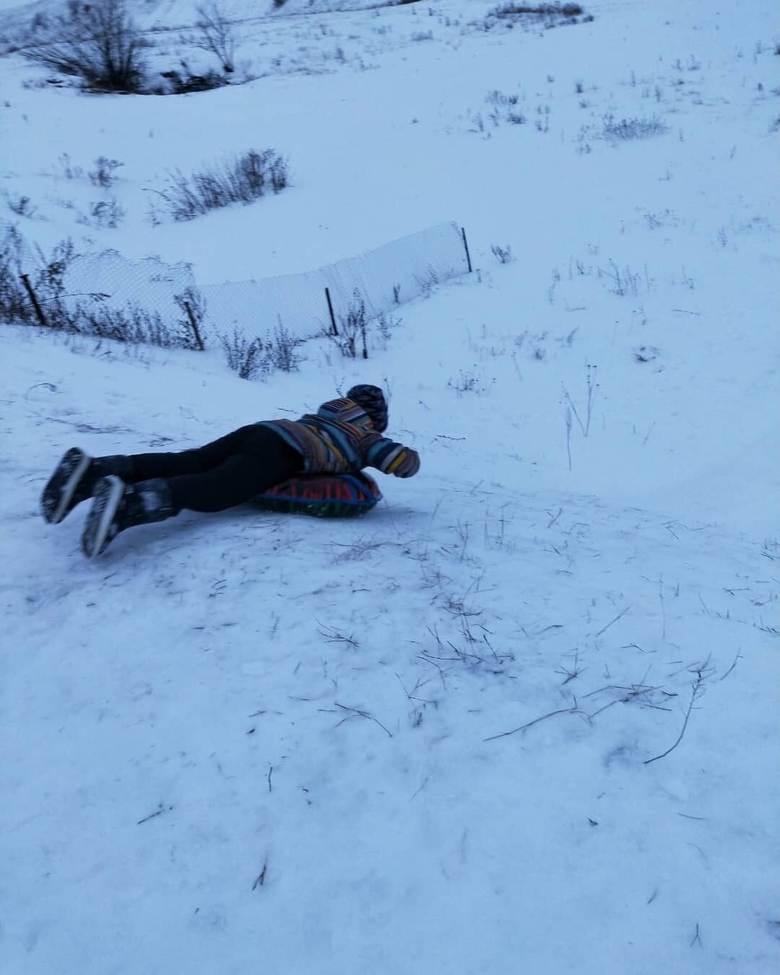 Тюбинг, альтернатива для детей