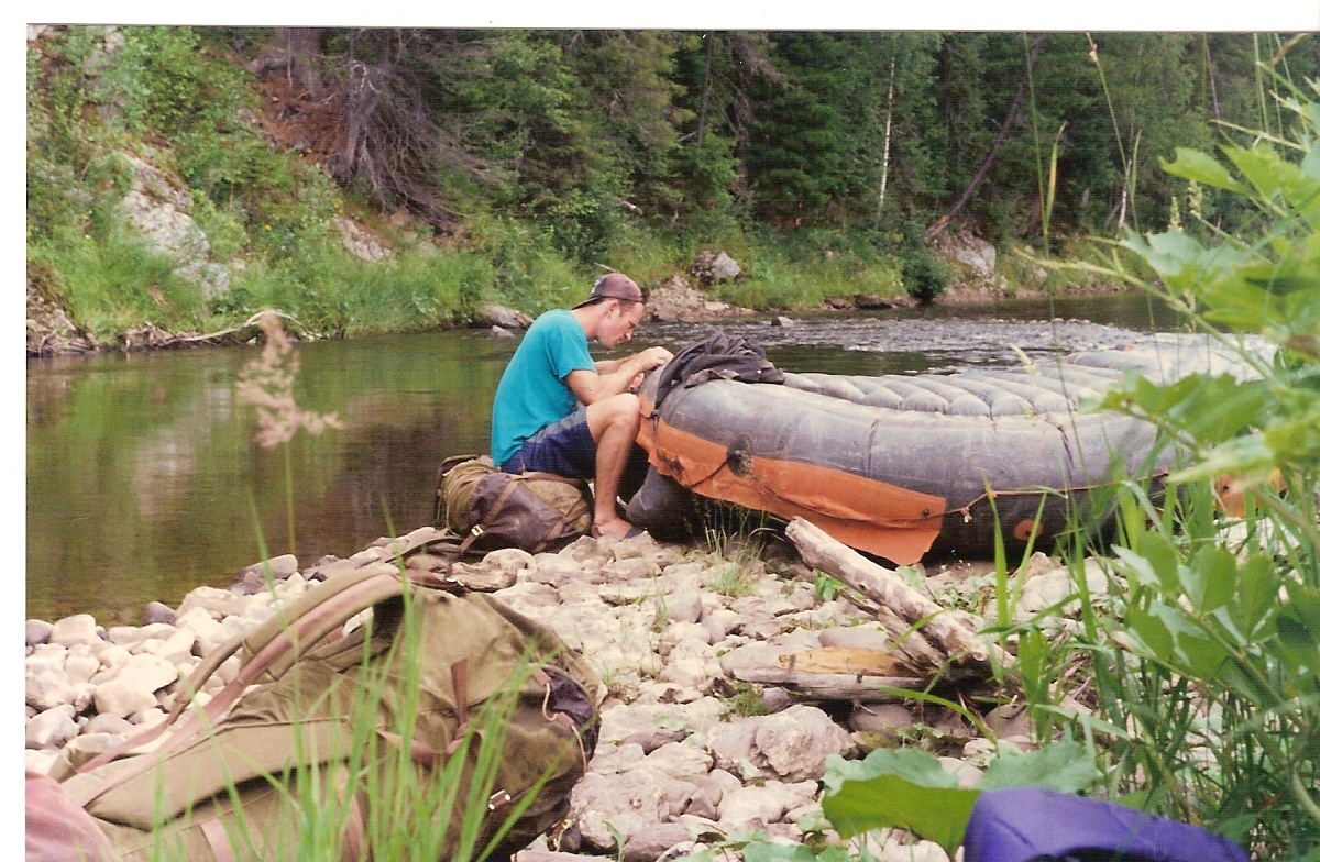 Автор в том самом походе в 1996 году