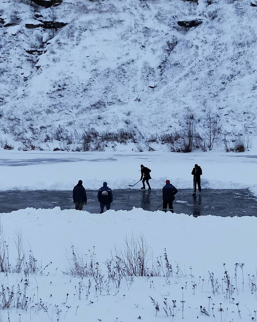 Хоккей в деревне