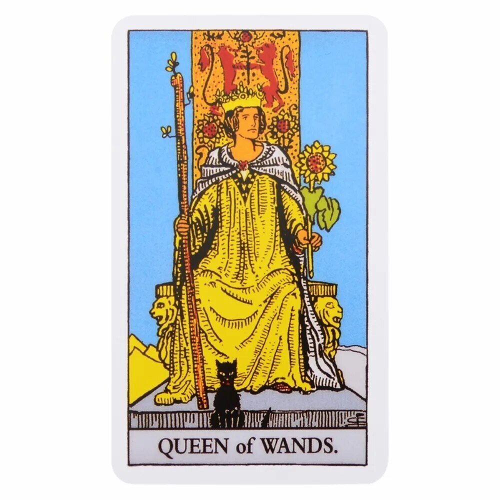 


Черная Кошка на карте Таро Райдера-Уэйта Королева Жезлов / МОСКОВСКИЙ МУЗЕЙ КОШКИ