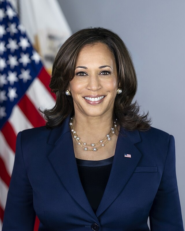   Vice President Kamala Harris takes her official portrait Thursday, March 4, 2021, in the South Court Auditorium in the Eisenhower Executive Office Building at the White House. (Official White House Photo by Lawrence Jackson) Василий Соколов