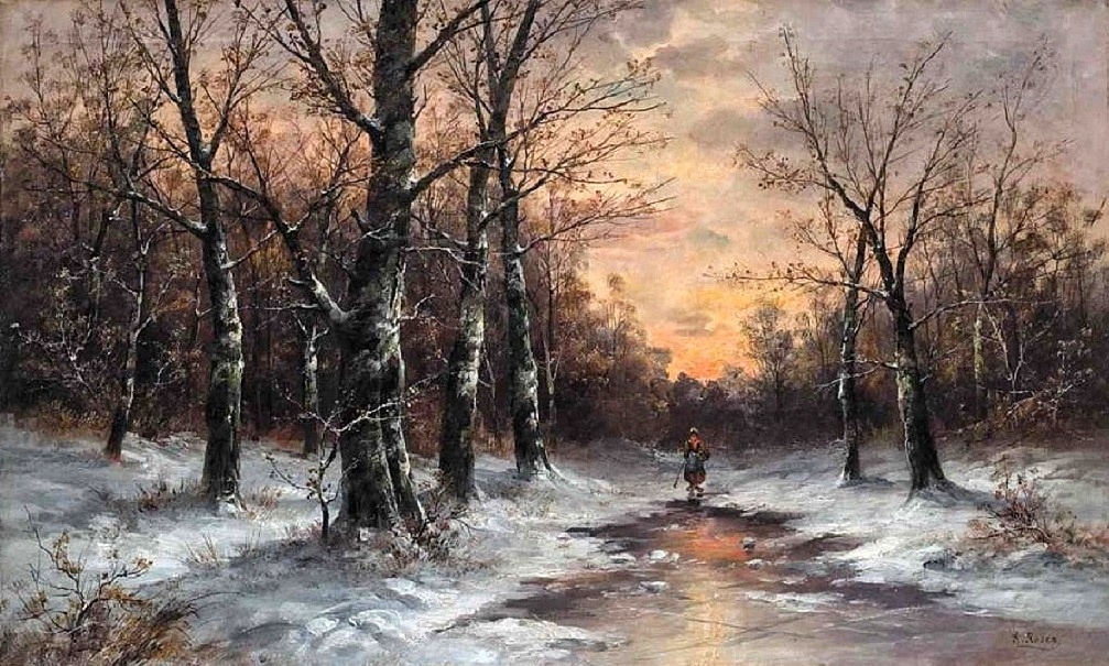 Карл Розен. "Зимний пейзаж".