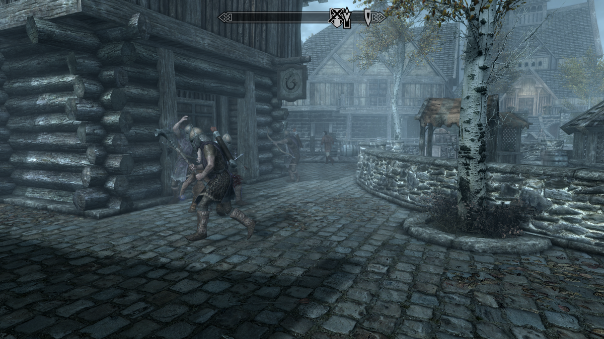 Суматоха на улицах Рифтена...