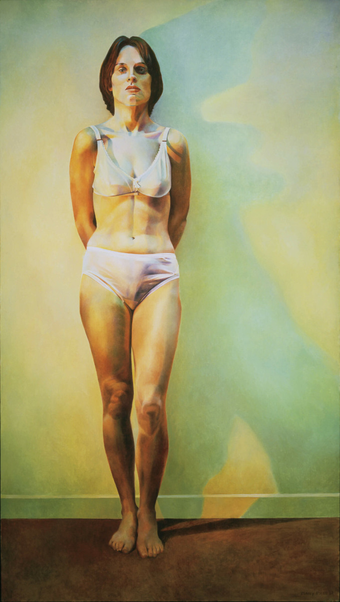 Мэри Пратт, "Это Донна", 1987, холст, масло, 185,4 х 106,7 см, художественная галерея Бивербрук, Фредериктон.