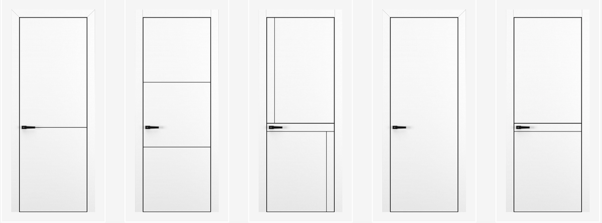 Цвет: Белый матовый+черная кромка