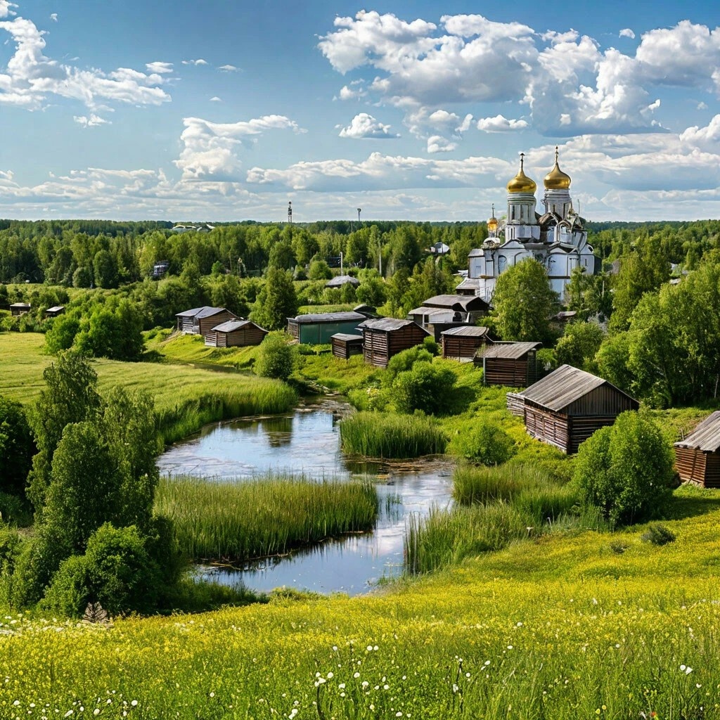 Создано нейросетью. Красиво вышло