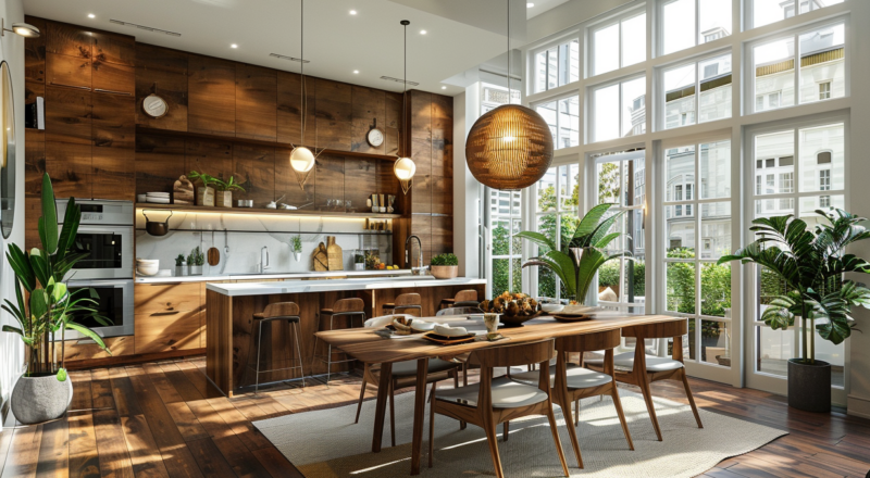 Идеи для проходной кухни от компании Свои Кухни