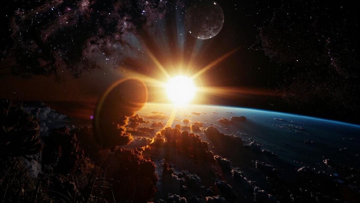 Наша планета окажется в перигелии.  Фото: Изображение сгенерировано нейросетью Kandinsky 3.1