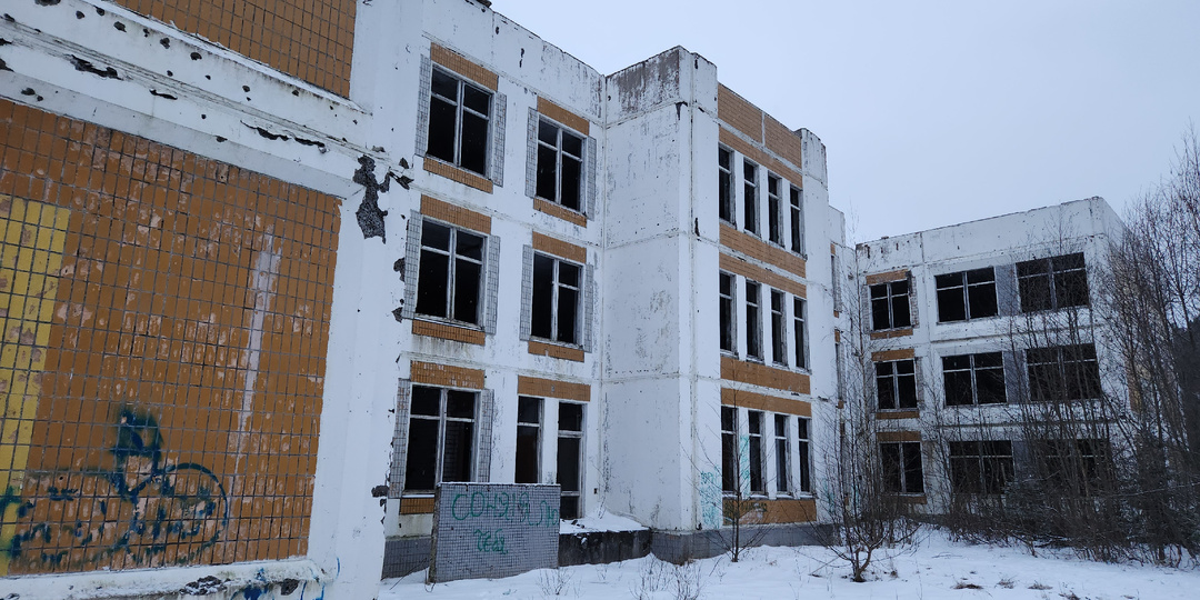 Заброшенный детсад по московскому проекту И-1158 в карельской глуши