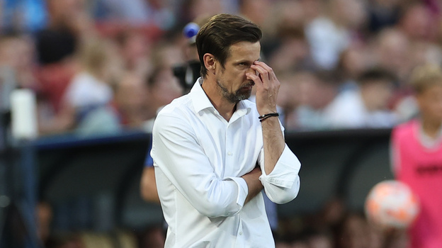    Главный тренер «Зенита» Сергей Семак.Александр Федоров