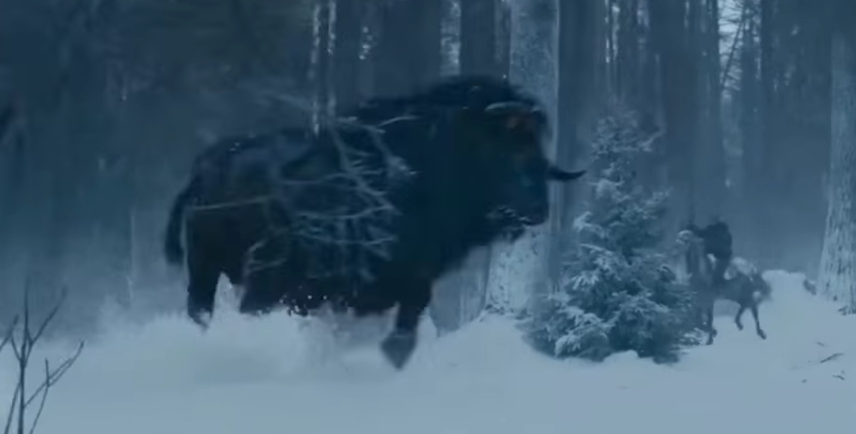 Тур в сцене охоты в фильме "Викинг" (2016). Скриншот.