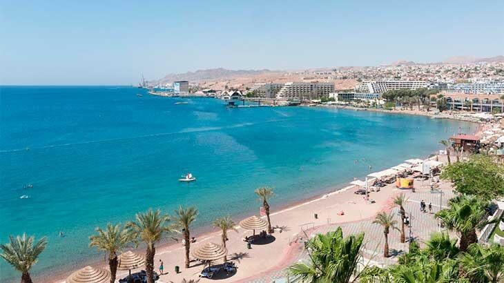 Пляжи Эйлата.