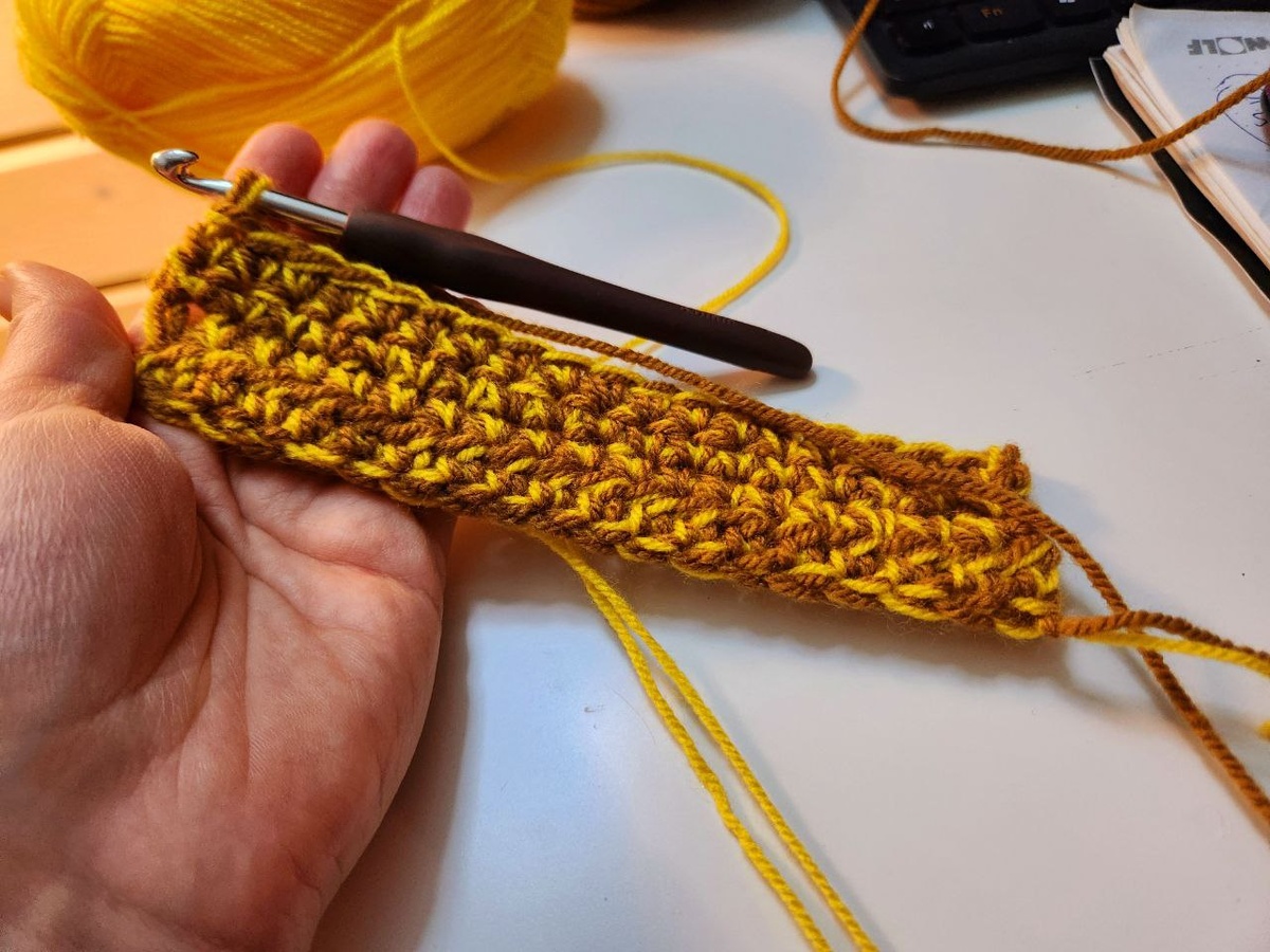 Вяжу в 2 нити