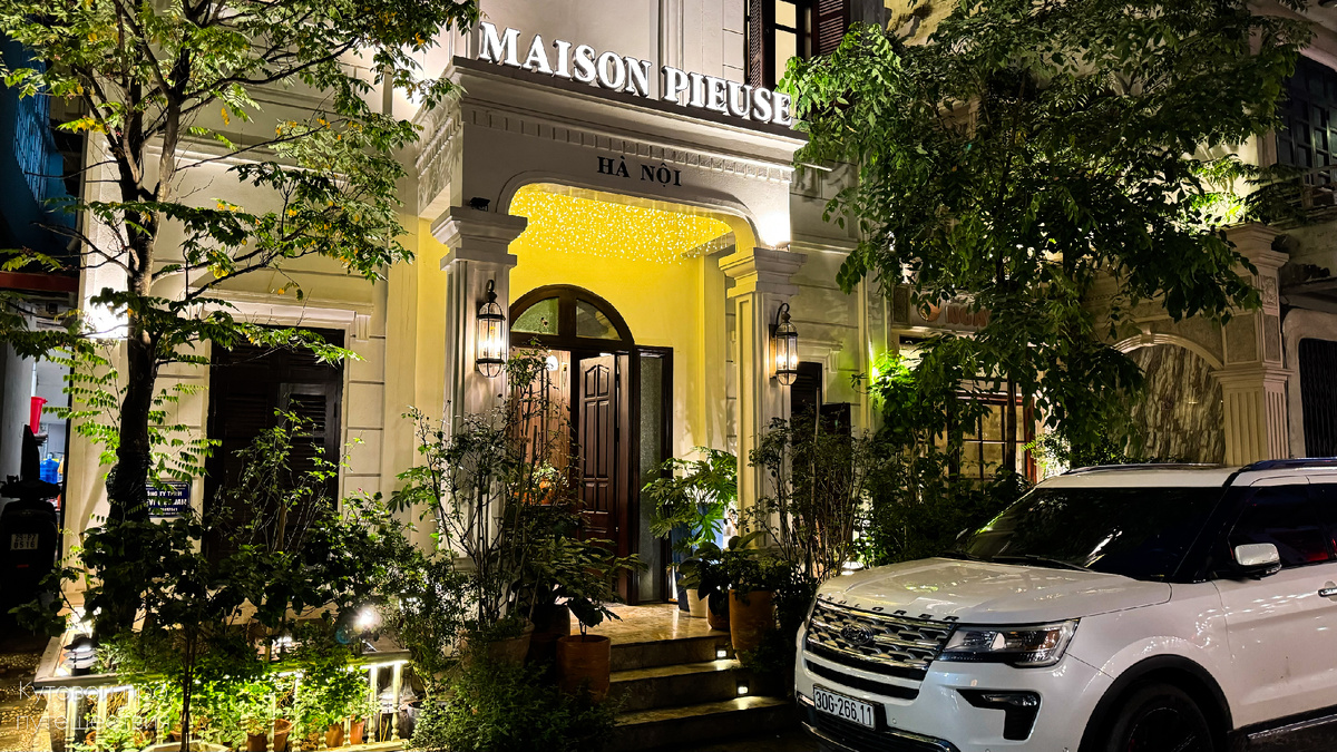 Один из отелей в Ханое