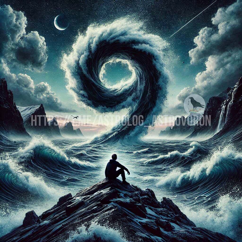 Иллюстрация создана автором канала АстроВорон. Мистерии Зодиака в сотрудничестве с ИИ (с)