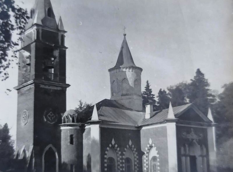 Утраченная церковь в селе Тишково. Источник: Музей А. С. Пушкина