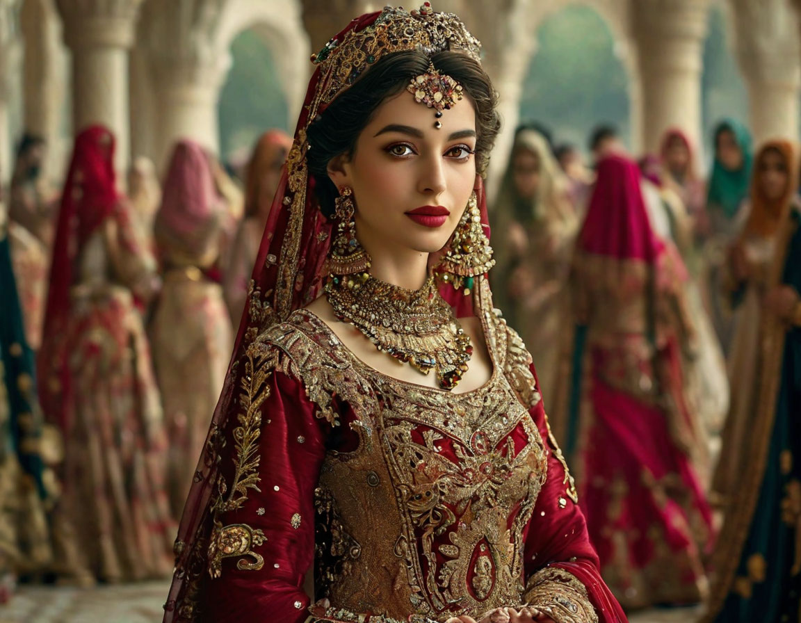 Фатьма, любимая наложница Баязида // нейросеть