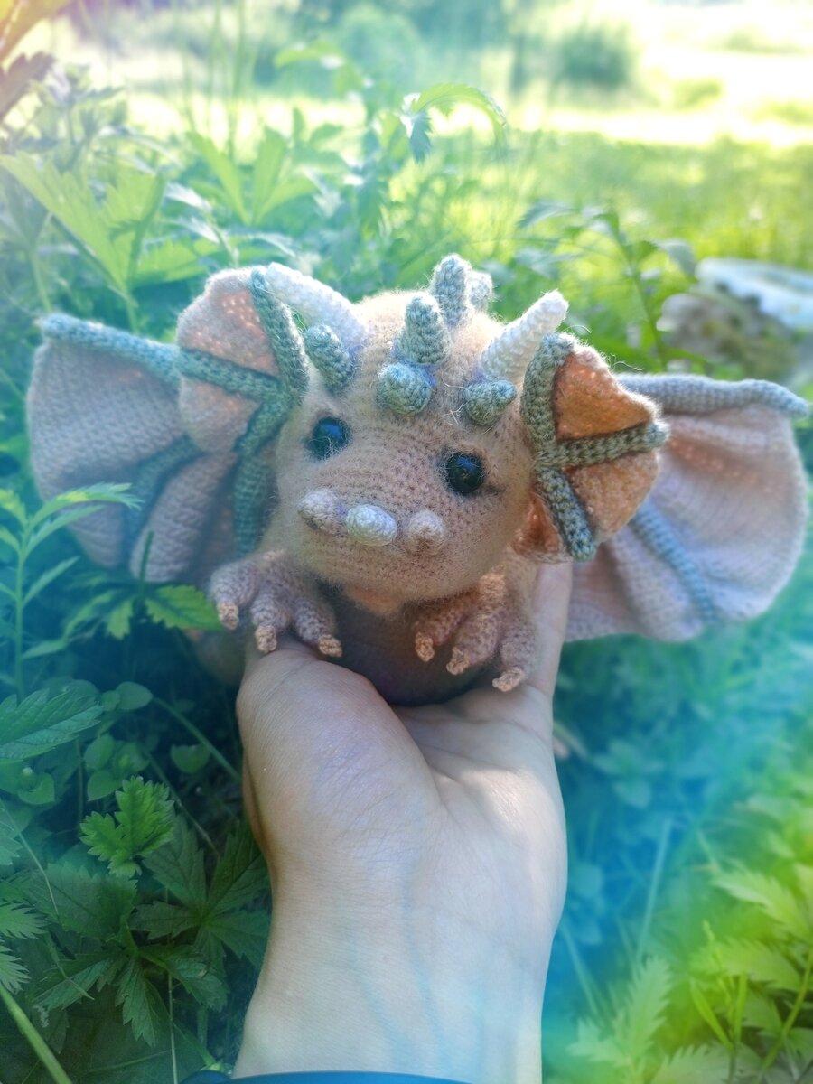 МК по этому дракону в пдф формате с подробным описанием и пошаговыми фото